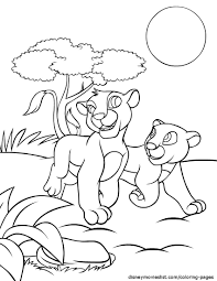 Disney S Lion King Coloring Pages Free Disney Printable Lion King Color Page Malarbocker