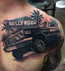 Many car tattoos feature classic vintage cars. 50 Car Tattoos Designs Ideas Inspiration Tattoo Me Now