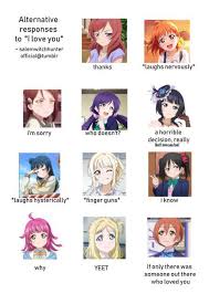Alternate Responses To I Love You Love Live Edition R Otonokizaka
