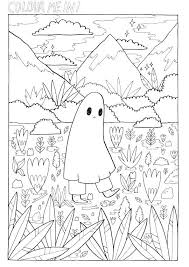 You can make it even more beautiful by adding the right color to the picture you are given. Image Result For Aesthetic Coloring Pages Tumblr Coloring Pages Cartoon Coloring Pages Cute Coloring Pages