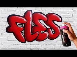 How To Paint Bubble Letters Graffiti Tutorial Youtube