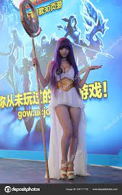 Chinese Showgirl Dressed Sexy Athena Costume Poses 10Th China Digital –  Stock Editorial Photo © ChinaImages #244111132