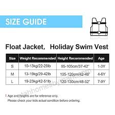 Zeraty Kids Swim Vest Life Jacket Swimming Aid For Toddlers