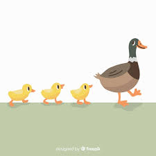 5 out of 5 stars. Free Vector Hand Drawn Mother Duck And Ducklings On Grass