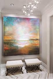 Large Wall Art Abstract Colorful Wall Art Orange Painting Sunset Painting Canvas Painting Acrylic Abstract Art Canvas Living Room Decor Colorful Wall Art Orange Painting Sunset Painting