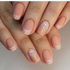 Stunning Nail Art Ideas From Easy Diy To Crazy Design Ideas One Week At A Time Dots Nails French Nail Art Henna Nails