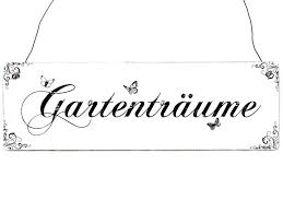 Turschild Holzschild Gartentraume Garten Deko Von Interluxe Via Dawanda Com Holzschilder Turschilder Garten Deko