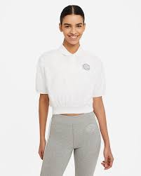 Un choix unique de haut court blanc disponible dans notre magasin. Haut Court A Col Nike Sportswear Femme Nike Fr