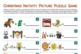 It is a fun brain exercise that has a lot of benefits such as improving concentration and reducing the risk of dementia. Christmas Nativity Picture Puzzle Game