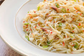 Imitation Crab Linguine Recipe Recipe Linguine Recipes Crab Pasta Recipes Crab Linguine