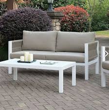 Stay cool this summer with modern patio furniture sets. Mazen White Patio Coffee Table Furniture Store Los Angeles