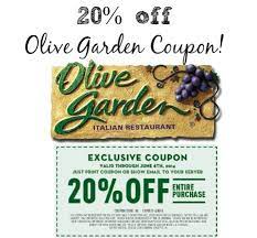 Printable Olive Garden Coupon Olive Garden Coupons Olive Gardens Free Printable Coupons