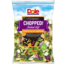 Dole Chopped Chipotle Cheddar Salad Kit Salad Kits Chopped Salad Ranch Salad