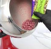 💜 Acai powder ➕ Pistachio ➕ Chocolate, 🤩Healthy just got tastier!,  👉Click the link in bio to get snack coater coating pan attachment for  homemade., •, •, •, #snackcoater #chocolater #açaí #acai ...