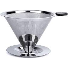 Useful for serving friends and family when they visit. Buy Savicos Pour Over Coffee Dripper Stainless Steel Reusable Drip Cone Coffee Filter Paperless Metal Single Cup Coffee Brewer With Drip Stand Online In Germany B07y82dls2