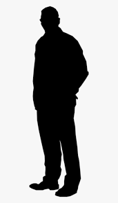 Download human silhouette png and use any clip art,coloring,png graphics in your website, document or presentation. Human Silhouette Standing Png Security Guard Silhouette Png Png Image Transparent Png Free Download On Seekpng