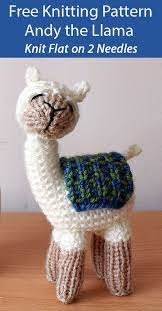 The white lama is hand knitted from velour yarn. Free Knitting Pattern For Andy The Llama Toy In 2020 Free Knitting Knitting Patterns Free Knitting Pattern