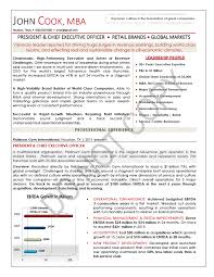 sample resume ceo] example executive or