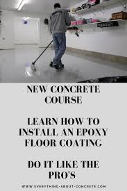 How To Install An Epoxy Floor Coating Floor Coating Epoxy Floor Coating Epoxy Floor
