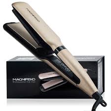 Pull the plates and the handle to the relative direction to lock it, and push to opposite directions to unlock it. Kipozi 1 Inch Pro Titanium Flat Iron Curling Iron Dual Voltage Hair Straightener Anti Frizz Digital Display Walmart Com
