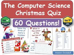 You can use this swimming information to make your own swimming trivia questions. Computer Science Christmas Quiz Computing Ict Teaching Resources