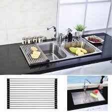 This utility shelf is designed for use with select vault kitchen sinks. Kitchen Sink Organizer