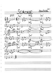 Simone Chart Corrected Frank Foster Chord Chart Fake