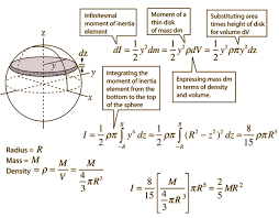 moment of inertia sphere