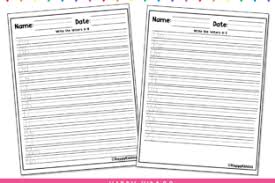 Handwriting practice worksheets custom made by you in print d nealian or cursive. Alphabet Handwriting Worksheets 2 Grafik Von Happy Kiddos Creative Fabrica