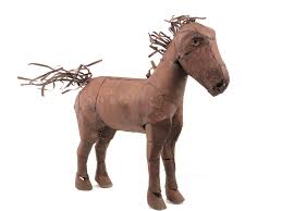 Animal bronze sculpture, bronze horse sculpture, bronze dog : Lot Rustic Sheet Metal Yard Art Mini Horse Sculpture