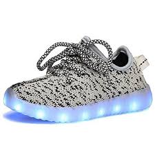 Cayanland 11 Colors Modes Kids Led Light Up Shoes Kids Fashion Sneakers Sports Loafers 15 Grey27 Click On The Image For Light Up Shoes Kid Shoes Led Shoes