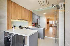 8 Ways To Combine Your Hdb Service Yard And Kitchen In 2021 Kitchen Ideas Hdb Kitchen Layout Plans Service Kitchen