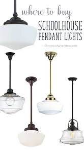 The Best Sources For Schoolhouse Pendant Lights For All Styles And Budgets This Post A Schoolhouse Pendant Lights School House Lighting Schoolhouse Pendant