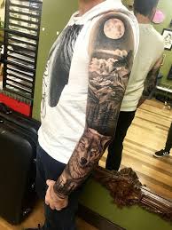 Tattoos Symbols Sleevetattoos Nature Tattoo Sleeve Wolf Tattoo Sleeve Forrest Tattoo