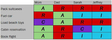 whats a raci chart and how to i use it