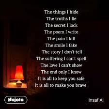 Tell me your secrets is an intense, morally complex thriller starring lily rabe (american horror story), amy brenneman (the leftovers), hamish linklater (legion) and enrique murciano (the blacklist). The Things I Hide The Truths I Lie The Secret I Lo Nojoto