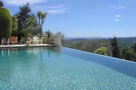 Infinity Pool With Sea View Provence Cote D Azur Pool Patio Designs Pool Holiday Villa