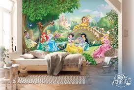 Guests first go to a station to pick up their paint and assignment. Wall Mural Disney Princesses With Pets Muraldecal Com