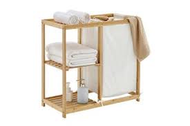 Buy 240l laundry hamper sorter basket 3 section organizer for dirty clothes, 16 x 30 x 35 inch heavy duty rolling wheels with break mother's day gift (white+black+grey): Laundry Baskets Hampers Alcohol Grocery