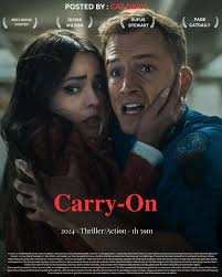 Christmas Eve turns deadly in Carry-On (2024), a nerve-racking thriller  where a TSA officer's ordinary shift spirals into chaos. When a shadowy  stranger blackmails him into letting a dangerous bag pass through
