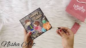 Handmade Homemade Birthday Gift Ideas For Brother Diy Handmade Rakhi Gift For Brother Idea For Raksha Bandh Gift For Brother Rakhi Gift Nisha Art Youtube Handmade Rakhi Rakhi Gifts Rakhi Gifts Brother