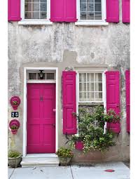 Epingle Par Mrs French Sur Pink Maisons Roses Porte Fenetre Maison