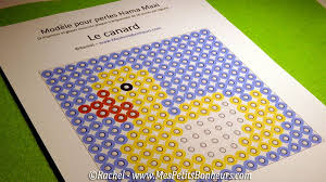 Modeles Perles Hama Maxi A Imprimer Canard Camion Helicoptere Perles Hama Hama Perle