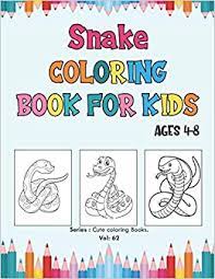 The lithe form of snakes is showcased in our printable collection of snake coloring pages. Snake Coloring Book For Kids Ages 4 8 A Unique Snakes Coloring Pages For Kids And Toddlers Preschoolers Animal Coloring Books Cute Coloring Books Band 62 Amazon De Happy Coloring Flashing Fremdsprachige Bucher