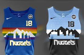 The latest model alters the primary colors of two previous designs inspired by the classic rainbow. These Fan Made Denver Nuggets Jersey Designs Are The Best You Ll See Denver Stiffs