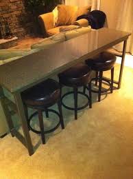 Bar Table Behind Theater Seats Bar Behind Couch Table Behind Couch Home