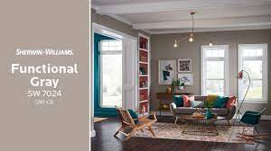 Like white paints, grays have a variety of undertones that impact how the color appears in a space. December 2018 Color Of The Month Functional Gray Sherwin Williams Youtube