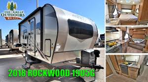 2 bunkhouse travel trailers under 4000 lbs are. New 2018 Rockwood 1905g Mini Lite Murphy Bed Travel Trailer Rv Colorado Camper Youtube