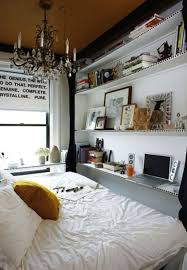 Your small bedroom isn't just where you sleep, so how about some space saving small bedroom ideas to cover every function? Design Dozen 12 Clever Space Saving Solutions For Small Bedrooms Small Sleeping Spaces Tiny Apartments Home