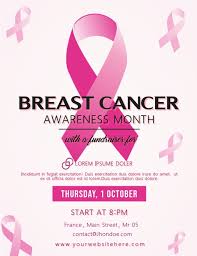 Often associated with pink ribbons and 5k what you can do. Breast Cancer Awareness Month Flyer Template Postermywall